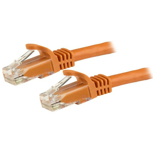 Cable de Red StarTech.com – Cat6 – RJ-45 – 50cm – Naranja – N6PATC50CMOR