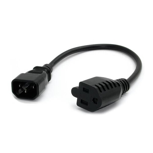 Cable de Poder StarTech.com PAC10010PK – NEMA 5-15R a C14 – 30 cm – 10 Piezas – PAC10010PK