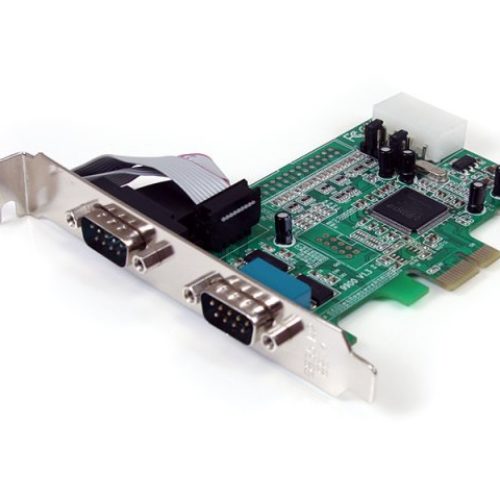 Tarjeta de Expansión StarTech.com – PCI-Express – 2x Serial RS-232 DB-9 – PEX2S553