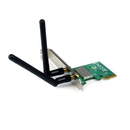Tarjeta de Red StarTech.com – PCI-Express – 2.4 ~ 2.484 GHz – 300 Mbit/s – 2 Antenas Externas – PEX300WN2X2