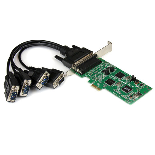 Tarjeta Adaptadora StarTech.com PCI Express – 4 Puertos Serial Combinación 2 x RS232, 2 x RS422/485 – PEX4S232485