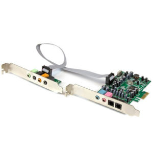 Tarjeta de Expansión StarTech.com - PCI-Express - Sonido de 7.1 Canales - PEXSOUND7CH