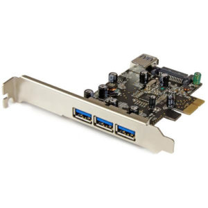 Tarjeta de Expansión Startech.com - PCI-Express - 3x USB 3.0 Externo - 1x USB 3.0 Interno - PEXUSB3S42