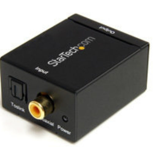 Convertidor de Audio StarTech.com – Digital Coaxial SPDIF / Toslink a RCA Analógico –  – SPDIF2AA