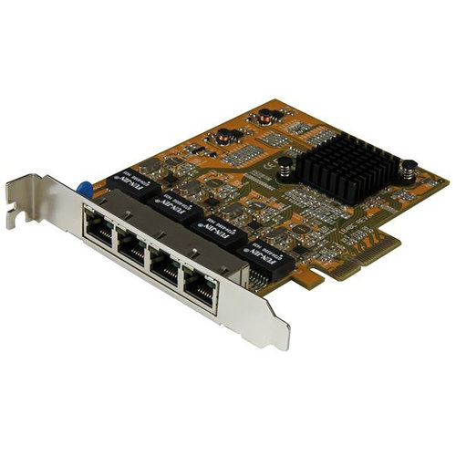 Tarjeta de Red StarTech.com – PCI-Express – 2000 Mbit/s – 4x Ethernet – ST1000SPEX43
