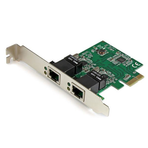 Tarjeta de Red StarTech.com – PCI-Express – 2000 Mbit/s – 2x Ethernet – ST1000SPEXD4