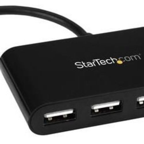 Hub USB StarTech.com ST4200MINIC – 4 Puertos – USB Tipo C a USB Tipo A – Negro – ST4200MINIC