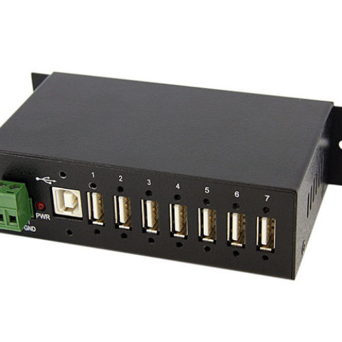 Concentrador HUB Industrial StarTech.com – 7 Puertos USB 2.0 – Montaje en Superficie – ST7200USBM