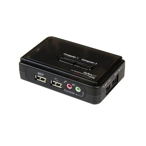KVM StarTech.com – 2 Puertos VGA – 2x USB-A – 2x USB-B – 2x 3.5mm – SV211KUSB