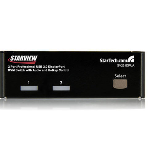 Conmutador Switch Profesional KVM StarTech.com SV231DPUA – 2 Puertos DisplayPort – USB – SV231DPUA