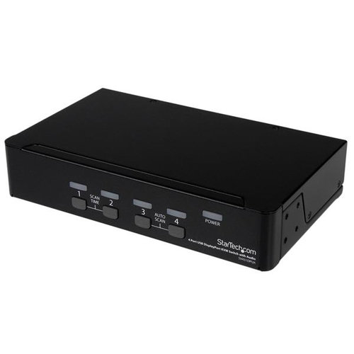KVM StarTech.com – 4 Puertos DisplayPort – USB – 3.5 mm – SV431DPUA