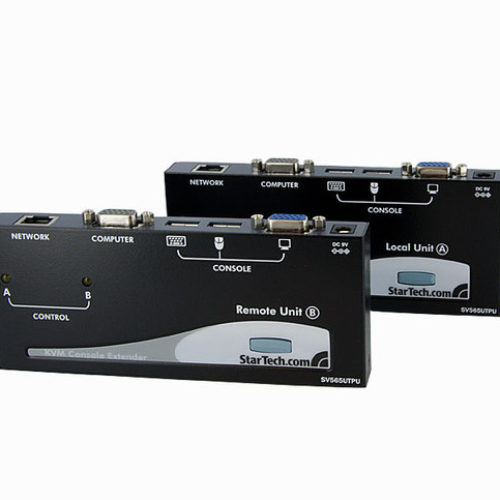 Extensor de consola StarTech.com KVM USB – Cable Ethernet CAT5 – UTP – RJ45 – 150m – SV565UTPU