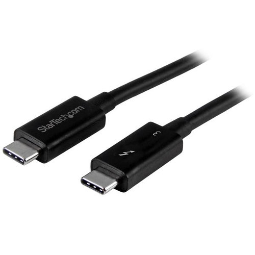 Cable StarTech.com ThunderBolt 3 – 0.5M – USB-C – 40GBps – Compatible USB – TBLT34MM50CM