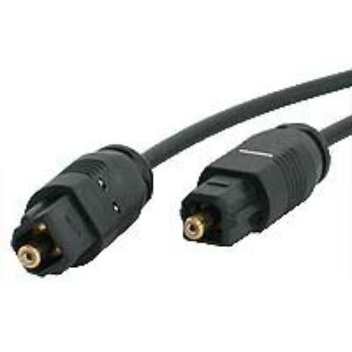 Cable StarTech.com – 3m – TosLink – Audio Digital Óptico – SPDIF Delgado – Negro – THINTOS10