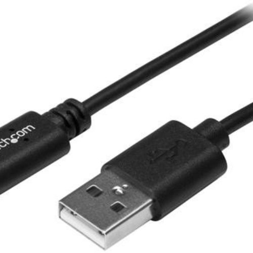 Cable Adaptador StarTech.com USB2AC50CM – USB tipo C a USB tipo A – Macho a Macho – 0.5m – Negro – USB2AC50CM