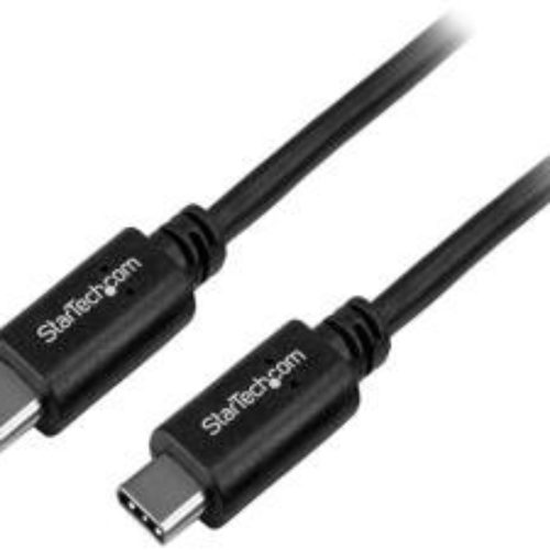 Cable StarTech.com USB2CC50CM – USB Tipo-C – Macho a Macho – 0.5 m – Negro – USB2CC50CM