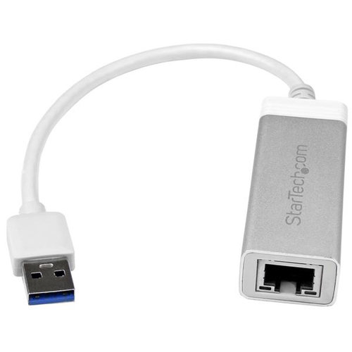 Adaptador de Red StarTech.com – Ethernet Gigabit a USB 3.0 – Plateado – USB31000SA