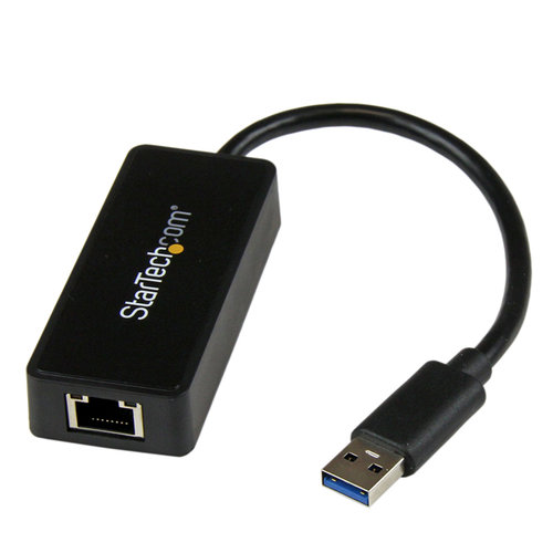 Adaptador Tarjeta de Red StarTech.com – Ethernet – 1 Puerto RJ45 – Externa USB 3.0 – Negro – USB31000SPTB