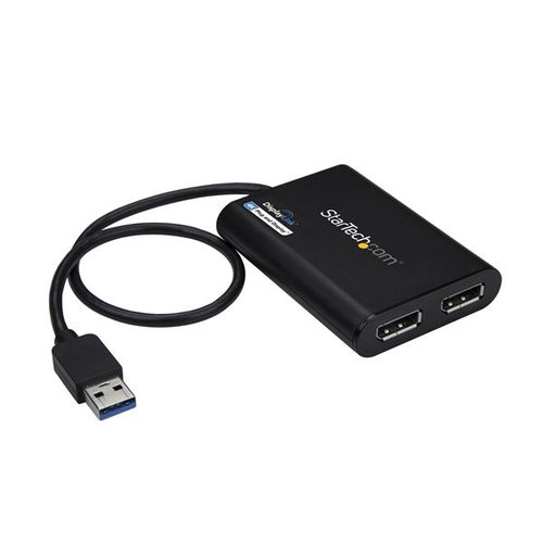 Adaptador de Vídeo Externo StarTech.com – USB 3.0 a DisplayPort – Doble – USB32DP24K60
