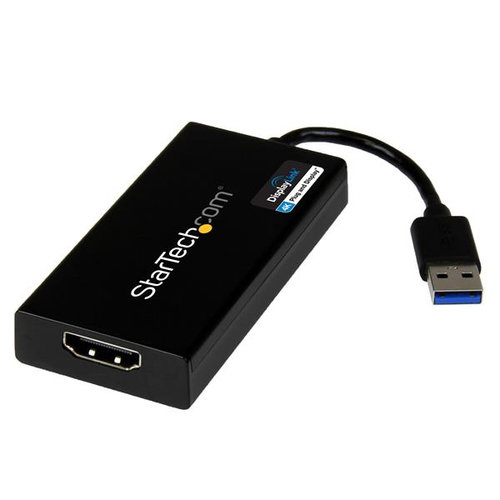 Adaptador de Vídeo StarTech.com – USB 3.0 a HDMI – 4K – Multi Monitor – Negro – USB32HD4K