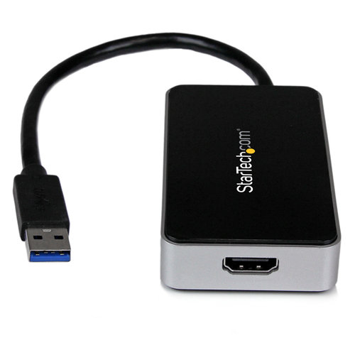 Adaptador StarTech.com – Conecta USB 3.0 a HDMI con Hub USB 1 Puerto – Cable – 1080p – USB32HDEH