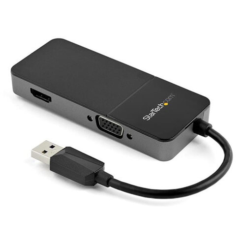Adaptador de Vídeo StarTech.com – USB a HDMI/VGA – Macho/Hembra – USB32HDVGA