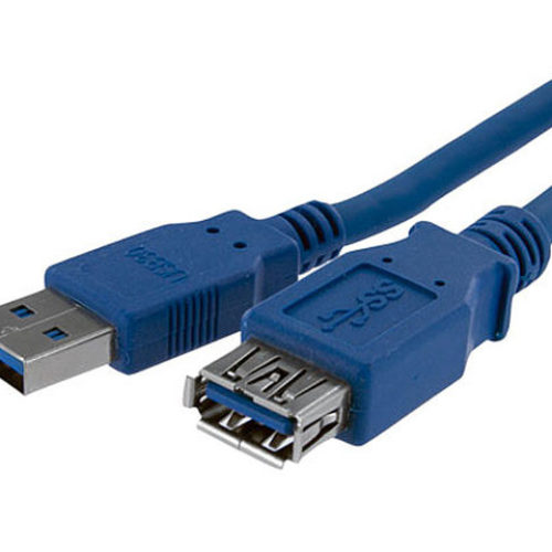 Cable StarTech.com 1.8m Extension USB 3.0 Superspeed Macho a Hembra Azul – USB3SEXTAA6