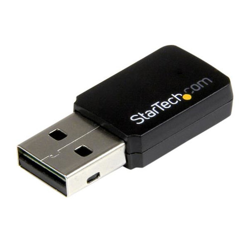 Mini Adaptador de Red StarTech.com – USB 2.0 – Wi-Fi – Inalámbrico – USB433WACDB