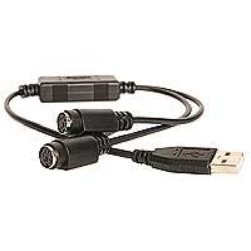 Adaptador StarTech.com – USB a Teclado y Mouse PS/2 – Plug and Play – USBPS2PC