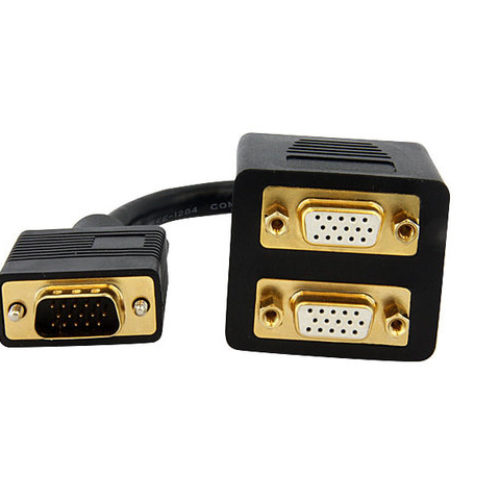 Cable Divisor StarTech.com – VGA – 2 puertos Salidas HD15 – 30cm – 2 puertos – VGASPL1VV
