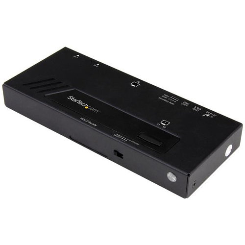 Switch de Video Startech.com HDMI – 2 Puertos – Conmutado Rápido – 4k – VS221HD4KA