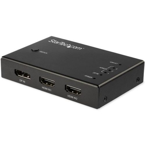 Conmutador de Video StarTech.com – 3x HDMI – 1 DisplayPort – VS421HDDP