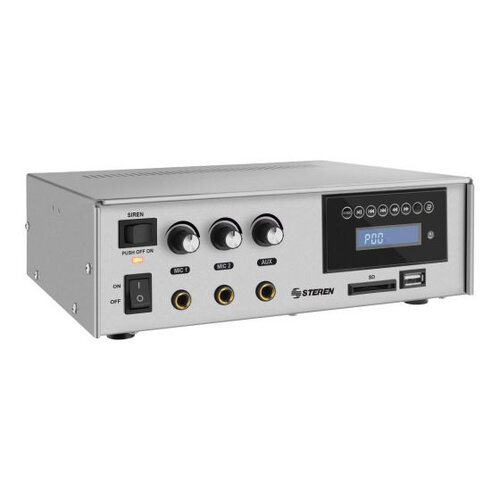 Amplificador Steren AMP-041SD – 40W – 12 Vcc – 70V – Bluetooth – AMP-041SD