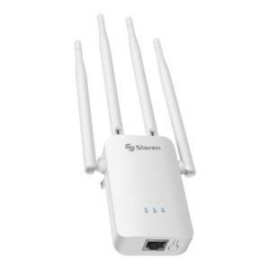 Router Steren COM-8100 - 2.4GHz - 300 Mbps - 1x RJ-45 - 4 Antenas - COM-8100