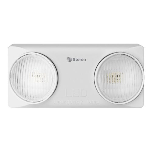 Lámpara de Emergencia Steren LAM-504 – 28 LED – Luces Direccionales – 2x 4W – LAM-504