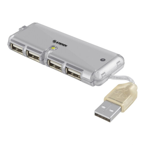 Mini Hub Steren USB-520 – 4 Puertos – USB 2.0 – USB-520