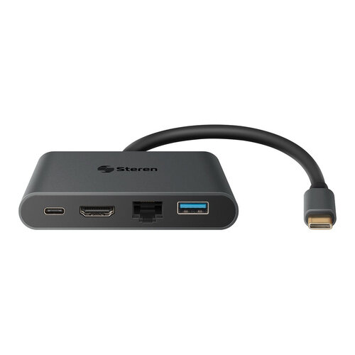 Docking Station Steren USB-5290 – HDMI/USB/USB-C/RJ-45 – USB-5290
