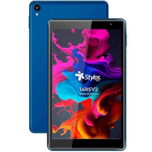 Tablet Stylos Taris V2 – 8″ – Quad Core – 2GB – 32GB – Cámaras 0.3MP/2MP – Android – Azul – STTA81A
