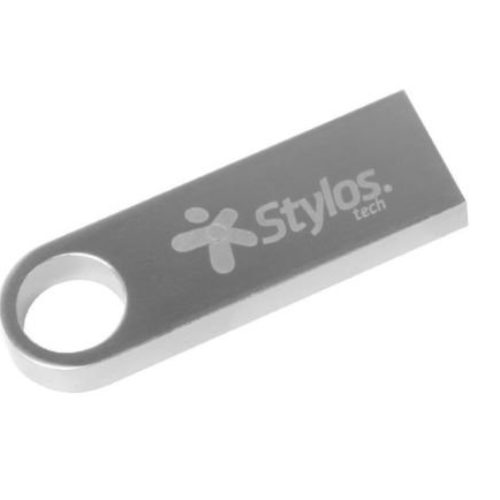 Memoria USB Stylos STUSB1016 – 16GB – USB 2.0 – Plata – 10 Piezas – STUSB1016