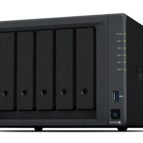 Sistema de Discos NAS Synology DiskStation DS1522+ – 5 Bahías – DS1522+