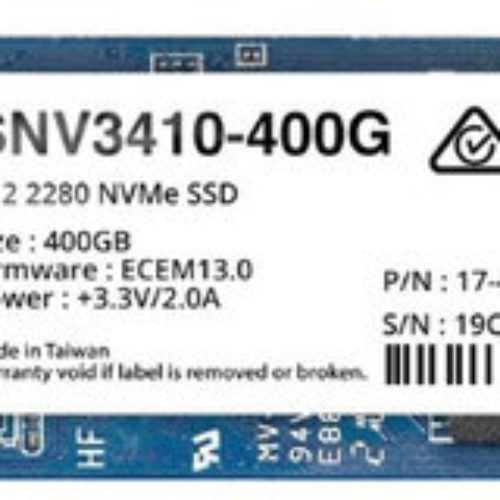 Unidad de Estado Sólido Synology SNV3410 – M.2 – 400GB – PCI-E 3.0 – para NAS – SNV3410-400G