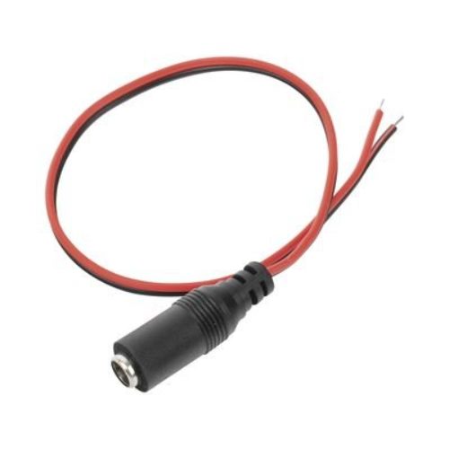 Cable con Conector Hembra SYSCOM DC-CORDF – Alimentación para VCD – 28.5 cm – DC-CORDF