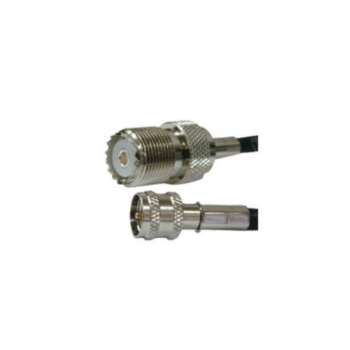 Cable Adaptador SYSCOM SKN-9557 – Mini UHF Macho a UHF Hembra – 200cm – Cable RG-58/U – SKN-9557