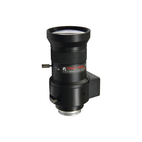 Lente Varifocal SYSCOM – 2MP – 5 a 60 mm – Iris Automático – Día/Noche – SYS-0560-DIRC