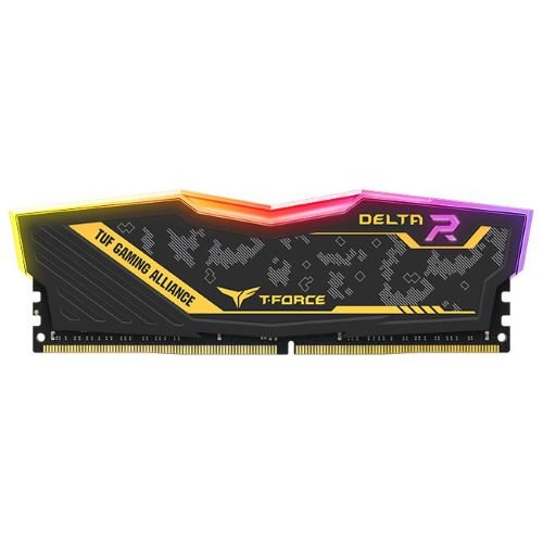 Memoria RAM TEAMGROUP T-Force DELTA TUF Gaming RGB – DDR4 – 32GB – 3200 MHz – UDIMM – Para PC – TF9D432G3200HC16F01