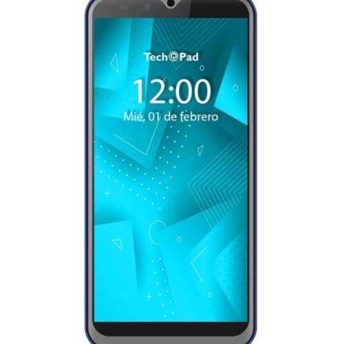 Smartphone TechPad M5GO – 5.5″ – SC7731 QuadCore – 1GB – 8GB – Cámaras 5MP/8MP – Android – Azul – CEL M5 GO AZUL