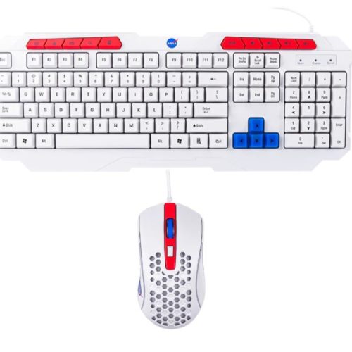 Kit Gamer TechZone NS-GC02 – Teclado – Mouse – Alámbrico – Ingles  – NS_GC02