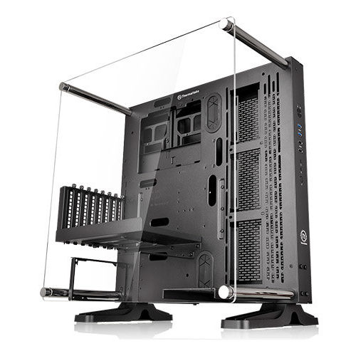 Gabinete Thermaltake Core P3 TG – Media torre – ATX/Micro-ATX – Ventana lateral – Negro – Sin fuente – CA-1G4-00M1WN-06