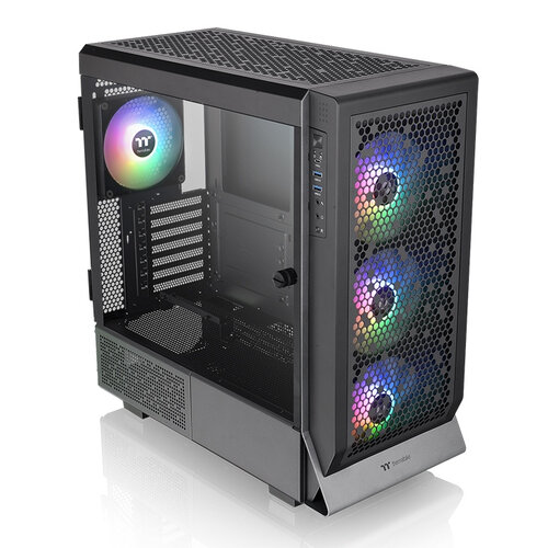 Gabinete Gamer Thermaltake Ceres 500 TG ARGB – Media Torre – ATX/E-ATX/Micro ATX/Mini ITX – 4x Ventilador – Panel Lateral – CA-1X5-00M1WN-00