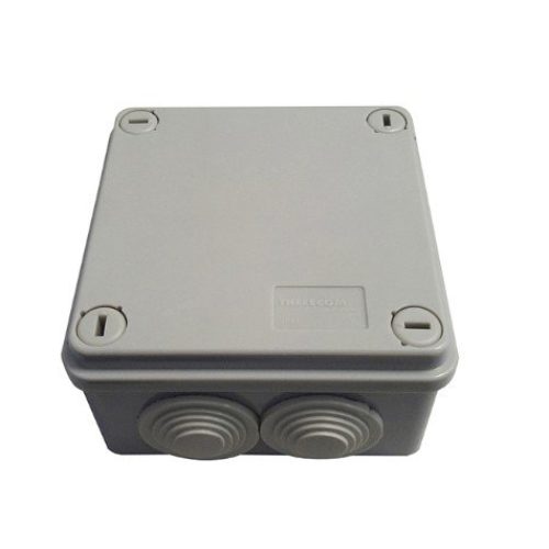 Caja Estanca Thorsman IP55 – 10x10x5cm – 6 Entradas – Gris – 20000-00001